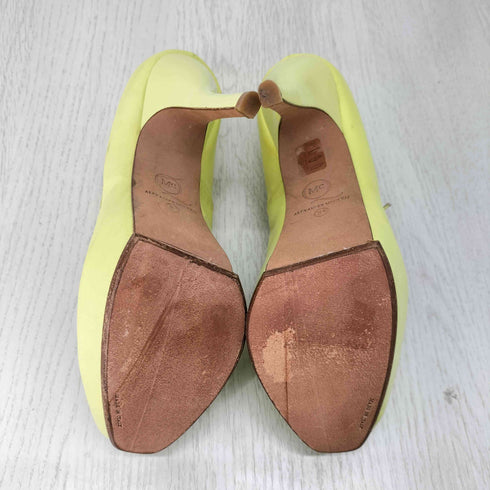 マックキューバイ アレキサンダーマックイーン McQ Alexander McQueen オープントゥヒールパンプス レディース  38